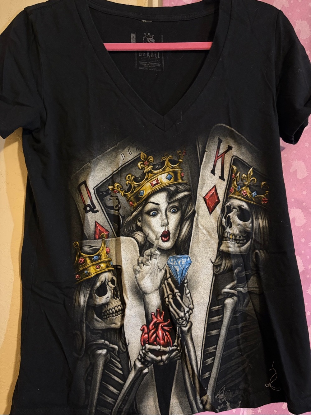 Skull King and Queen Cards Shirt